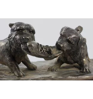 Scène de Norwitch - une statuette exclusive de chien, une décoration intérieure de luxe, une édition limitée de figurines de la marque Art-Dog