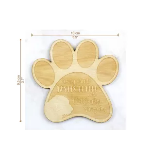 Chien de Berger Anglais - Sous-verre mug, sous-verre gravé avec chien, cadeau pour amoureux des chiens par la marque Art-Dog