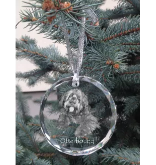 Otterhound medal kryształowy z psem Art-Dog