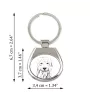 Chien de Berger Anglais - porte-clés avec chien, porte-clés imprimé, breloque personnalisée de la marque Art-Dog