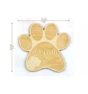 Chien à loutre, Otterhound - Sous-verre mug, sous-verre gravé avec chien, cadeau pour amoureux des chiens par la marque Art-Dog