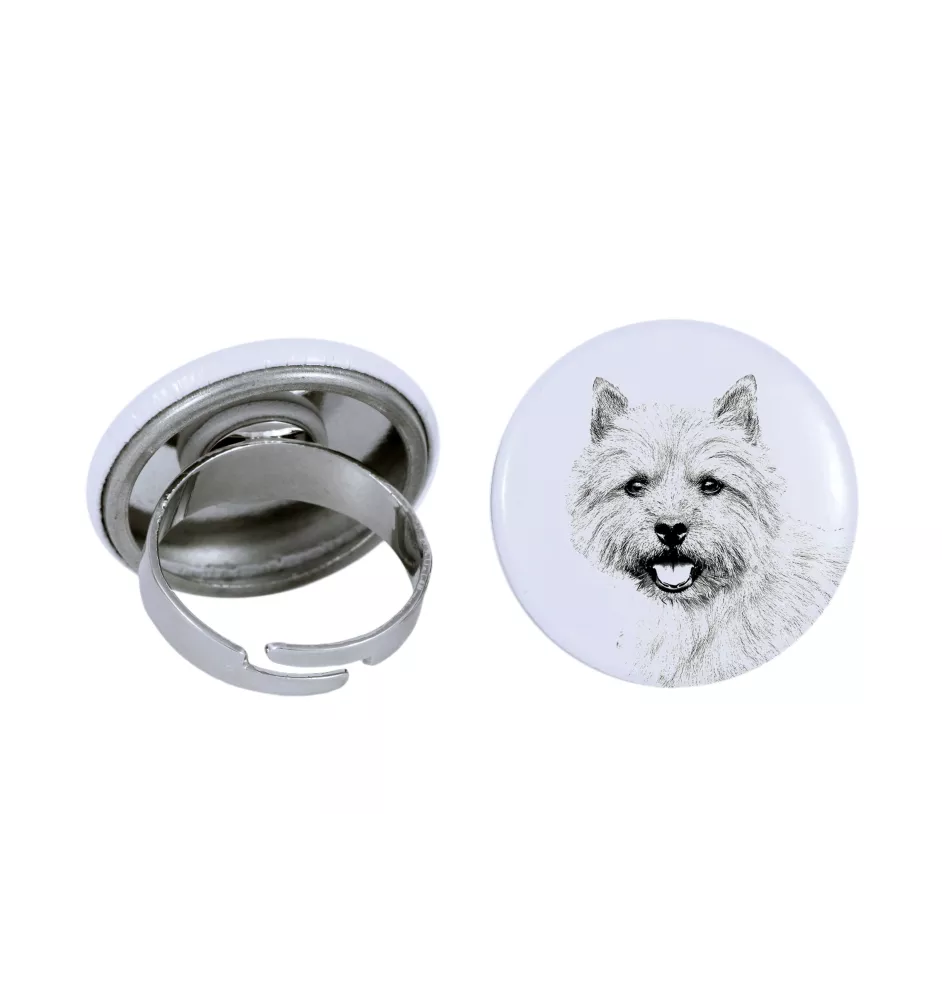 Norwich Terrier, Terrier de Norwich - bijoux pour femmes avec l'image d'un chien, produit fait à la main, possibilité d'ajouter sa propre photo, marque Art-Dog