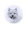 Norwich Terrier - Anstecknadel mit Ihrem Hund, fügen Sie Ihr eigenes Foto hinzu, Marke Art-Dog