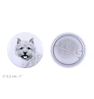 Norwich Terrier, Terrier de Norwich - badge avec votre chien, ajoutez votre propre photo, marque Art-Dog
