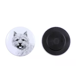 Norwich Terrier - magnet with a dog's pupil, exceptionally light, strong magnet, handmade product by the Art-Dog brand