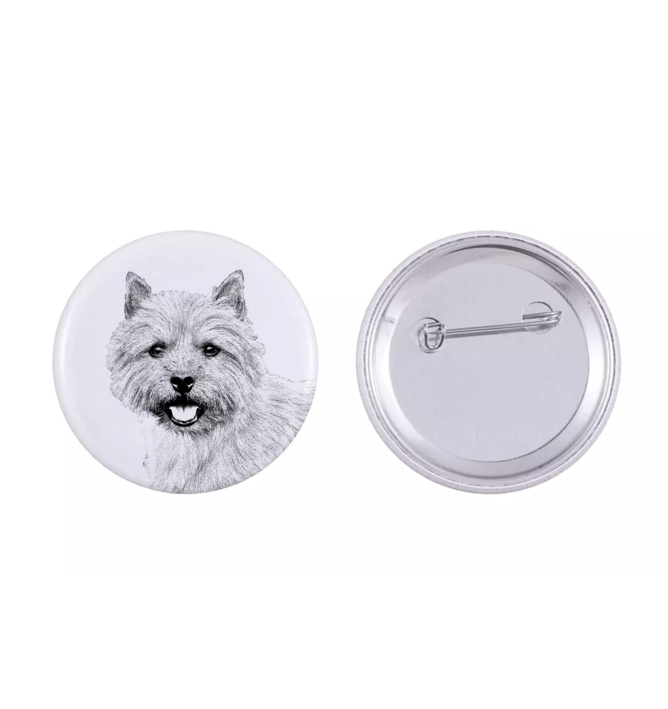 Norwich Terrier - pin with your dog, add your own photo, Art-Dog brand