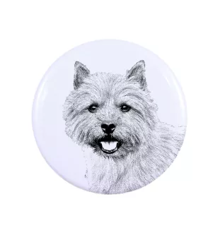 Norwich Terrier - pin with your dog, add your own photo, Art-Dog brand