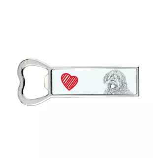 Otterhund, Otterhound - Flaschenöffner mit Hund, personalisierter Flaschenöffner für den Kühlschrank, ein einzigartiges Geschenk für Männer von der Marke Art-Dog