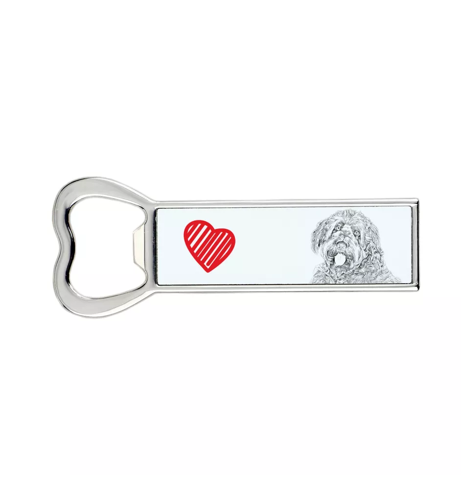 Chien à loutre, Otterhound - ouvre-bouteille avec chien, ouvre-bouteille personnalisé pour réfrigérateur, cadeau unique pour homme de la marque Art-Dog