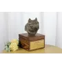 Norwich Terrier - urn for dog ashes with a statuette, small urn for a dog, personalized urn with a bust of a dog by Art-Dog brand