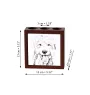 Chien de Berger Anglais - porte-stylo avec chien, organiseur de bureau avec impression, décoration de bureau personnalisée de la marque Art-Dog