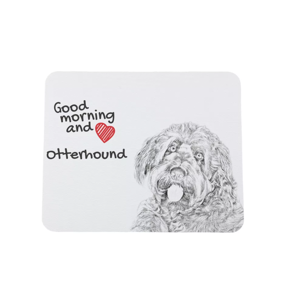 Otterhund, Otterhound - Mauspad mit Druck, personalisiertes Mauspad mit Hund, einzigartiges Gadget für Büroangestellte von Art-Dog.