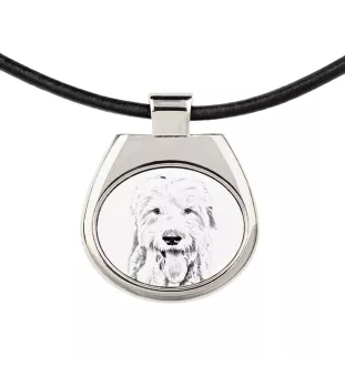 Old English Sheepdog - dog necklace, personalized pendant with a photo, unique necklace for women and men by Art-Dog brand