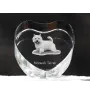 Norwich Terrier, Terrier de Norwich - une photo de chien dans un cristal, un cœur en cristal, un cadre photo exceptionnel de la marque Art-Dog