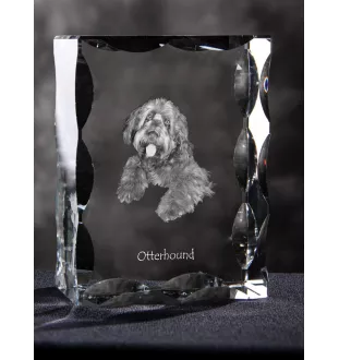 Otterhound ramka kryształowa z psem Art-Dog