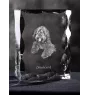 Otterhound - crystal with a picture of a dog, glass statuette with a picture, unique frame with a picture from Art-Dog brand