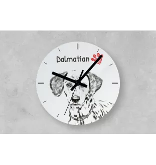 Old English Sheepdog - wall clock with a dog, shelf clock with a print, personalized home decoration from the Art-Dog brand