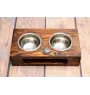 Norwich Terrier drewniany stojak na miski Art-Dog
