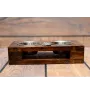 Norwich Terrier - wooden stand with bowls for a dog, steel dog bowls, a gift for adopting a dog from the Art-Dog brand