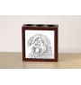 Otterhound - pen holder with a dog, desk organizer with a print, personalized desk decoration from the Art-Dog brand.