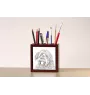 Otterhund, Otterhound - Stifthalter mit Hund, Schreibtischorganizer mit Aufdruck, personalisierte Schreibtischdekoration der Marke Art-Dog
