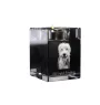 Chien de Berger Anglais - Bougeoir avec photo de chien, porte bougie en cristal, cadeau personnalisé par la marque Art-Dog