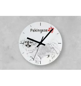 Otterhund, Otterhound - Wanduhr mit Hund, Regal Uhr mit Druck, personalisierte Hausdekoration von Art-Dog.