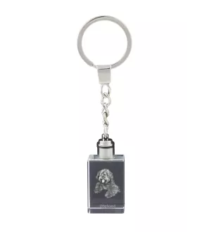 Chien à loutre, Otterhound - Porte-clés en cristal avec photo de chien, porte-clés lumineux, cadeau unique de la marque Art-Dog