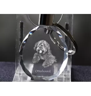 Otterhound brelok do kluczy owalny z psem Art-Dog