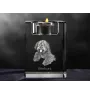 Otterhound - Candle holder with dog photo, crystal tealight holder, personalised gift by Art-Dog brand