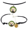 Norwich Terrier, Terrier de Norwich - ensemble de bijoux avec votre photo, ensemble fait à la main, bracelet et collier de la marque Art.-Dog