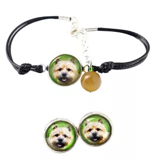 Norwich Terrier - Schmuckset mit Ihrem Foto, Schmuckstück für Frauen, handgefertigtes Produkt, handgefertigtes Produkt mit Leidenschaft für die Marke Art-Dog.