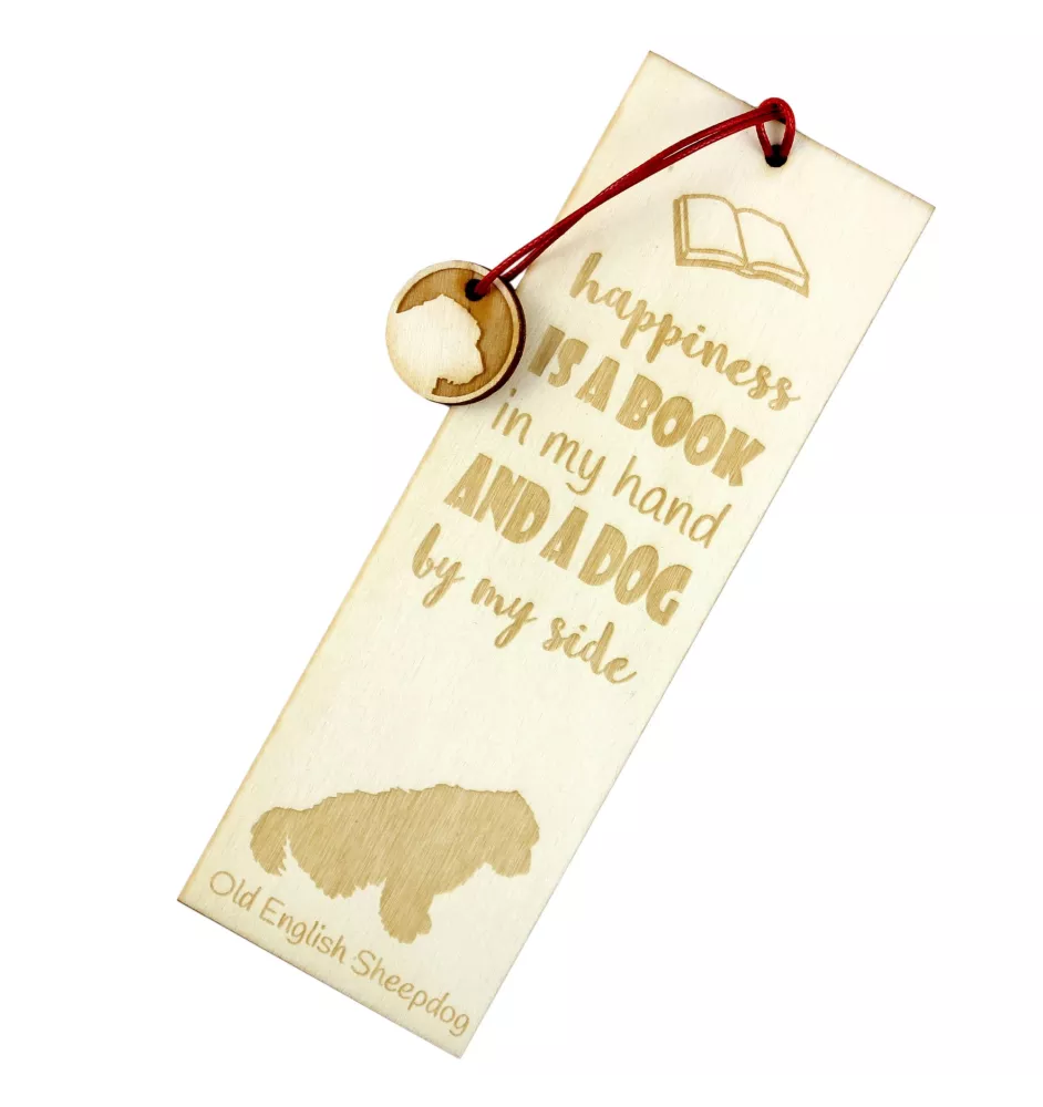 Old English Sheepdog - Lesezeichen mit Hund, personalisiertes Lesezeichen, Hundeaccessoire für Leser der Marke Art-Dog