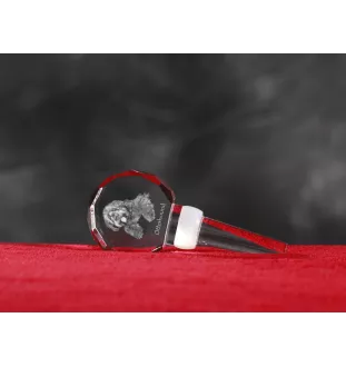 Otterhund, Otterhound - Kristallflaschenverschluss, einzigartiger Weinverschluss mit Foto, personalisiertes Geschenk für Sommelier der Marke Art-Dog