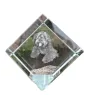 Otterhound - crystal cube with a photo, photo of a horse in crystal, cubic paperweight from Art-Dog brand