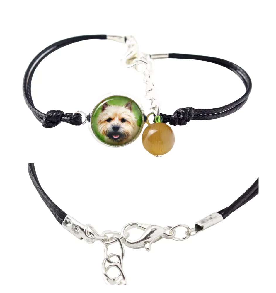 Norwich Terrier - bracelet in a box with your photo, feminine jewelry, perfect gift from Art-Dog brand