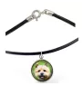 Norwich Terrier naszyjnik w pudełku ze zdjęciem Art-Dog