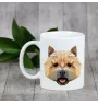 Norwich Terrier - cup with a geometric dog image and the inscription Art-Dog