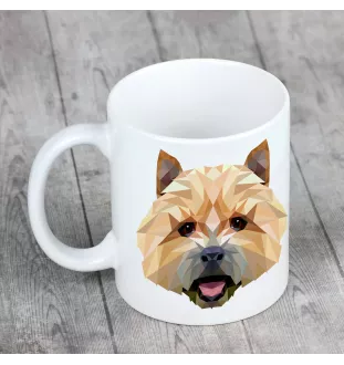 Norwich Terrier kubek geometryczny Art-Dog