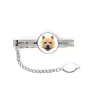 Norwich Terrier - geometric tie clip with a picture and inscription from Art-Dog