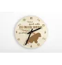 Chien de Berger Anglais - horloge avec chien, horloge en bois, horloge murale pour les amoureux des chiens, horloge de bureau et étagère, Art-Dog