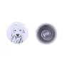 Old English Sheepdog - unique dog earrings, your pet on a keychain, Art-Dog's own brand