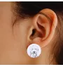 Old English Sheepdog - unique dog earrings, your pet on a keychain, Art-Dog's own brand