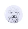 Chien de Berger Anglais - bijoux pour femmes avec l'image d'un chien, produit fait à la main, possibilité d'ajouter sa propre photo, marque Art-Dog