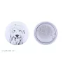 Old English Sheepdog - pin with your dog, add your own photo, Art-Dog brand