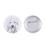 Old English Sheepdog - Anstecknadel mit Ihrem Hund, fügen Sie Ihr eigenes Foto hinzu, Marke Art-Dog