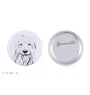 Old English Sheepdog - Anstecknadel mit Ihrem Hund, fügen Sie Ihr eigenes Foto hinzu, Marke Art-Dog