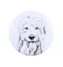 Chien de Berger Anglais - badge avec votre chien, ajoutez votre propre photo, marque Art-Dog