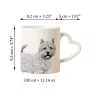 Norwich Terrier - Tasse mit Hund, entzückende Tasse mit herzförmigem Henkel, universelles Geschenk der Marke Art-Dog