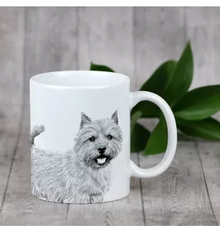 Norwich Terrier kubek z psem good morning Art-Dog